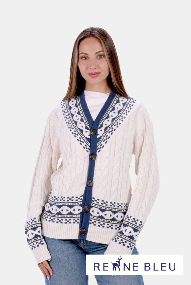 Organic Cotton Womens Cardigan Sweater Cottage