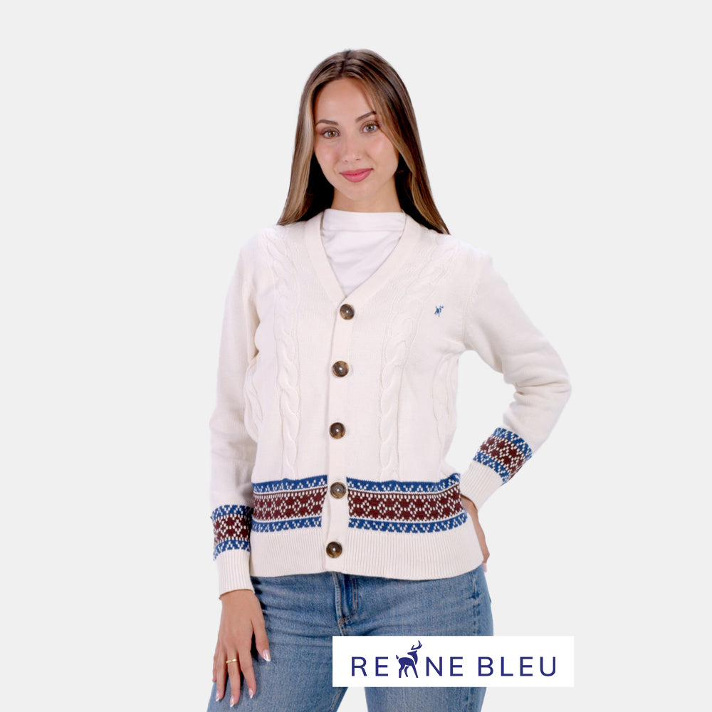 Organic Cotton Womens Cardigan Sweater Renne