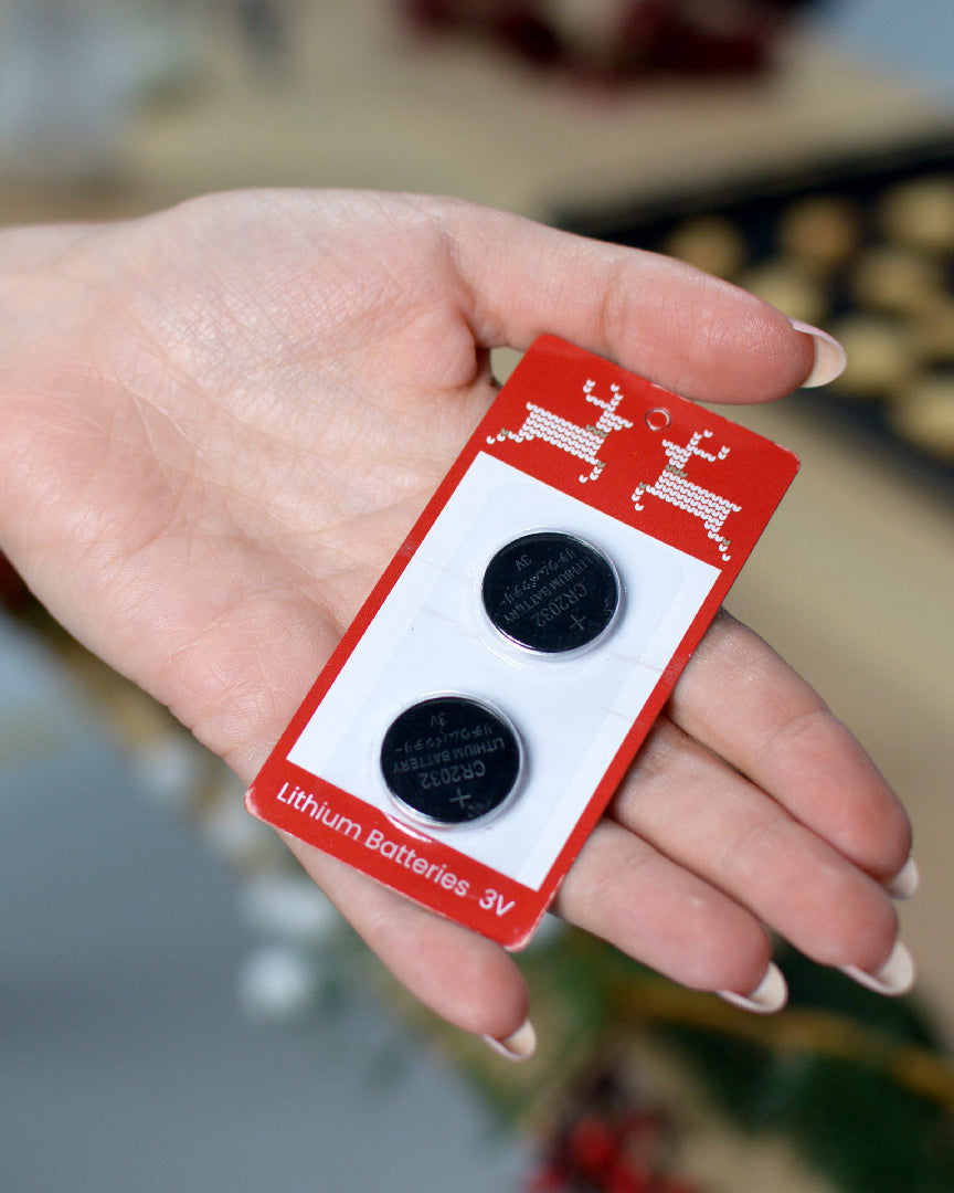 Batteries for LED light-up Ugly Christmas Sweaters