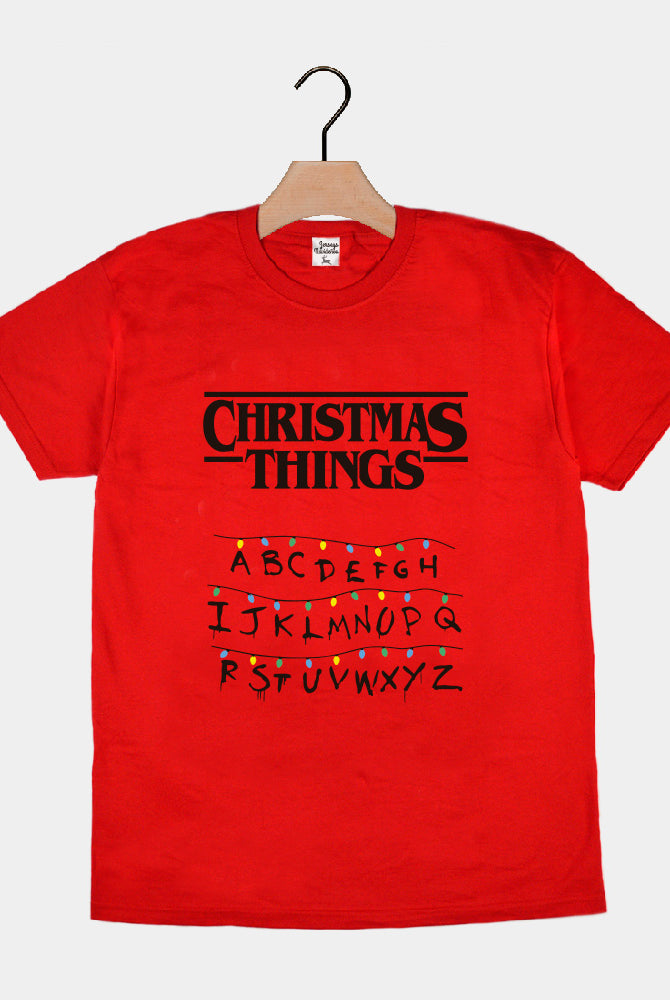 Red Family Ugly Christmas T-Shirt Christmas Things