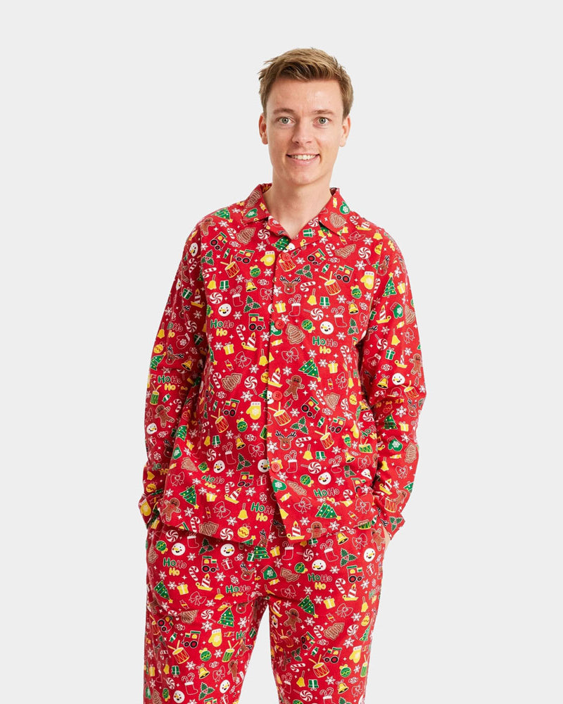 Christmas Dream Red Ugly Christmas Pyjama for Men