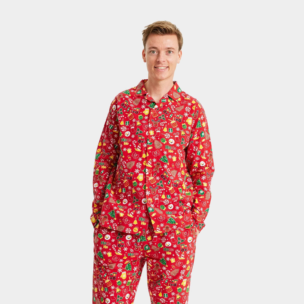 Christmas Dream Red Ugly Christmas Pyjama for Men