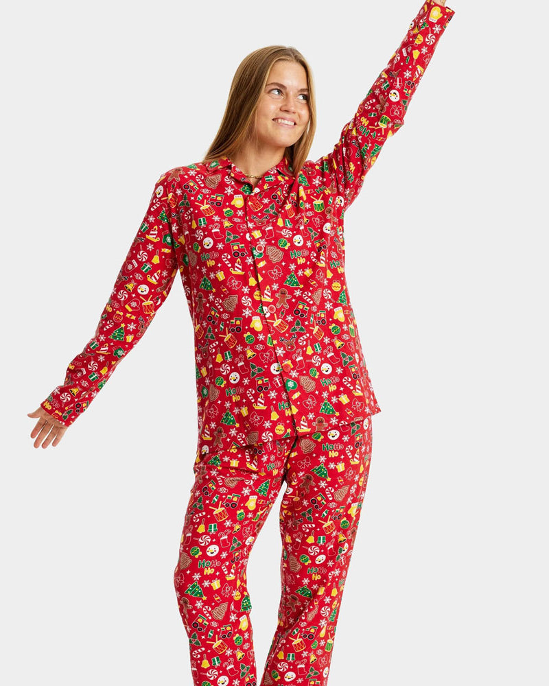 Christmas Dream Red Ugly Christmas Pyjama for Women and Men