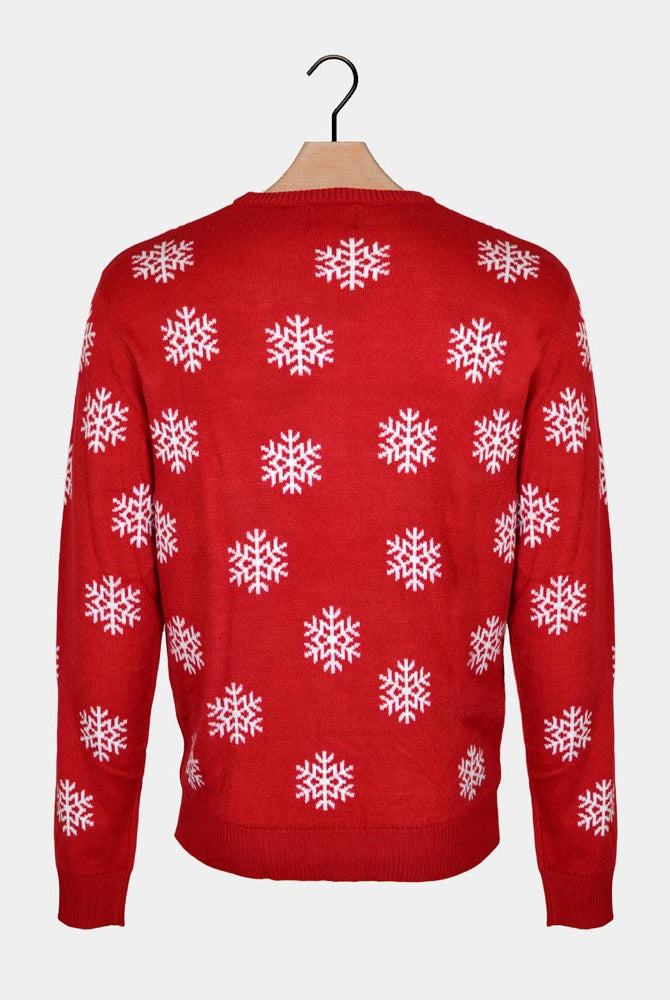 Rudolph the Reindeer Red Couple's Ugly Christmas Sweater