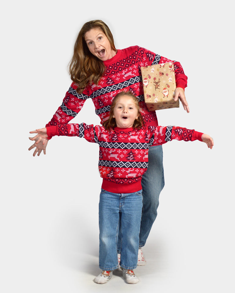 Matching Family Red Ugly Christmas Sweater Canada