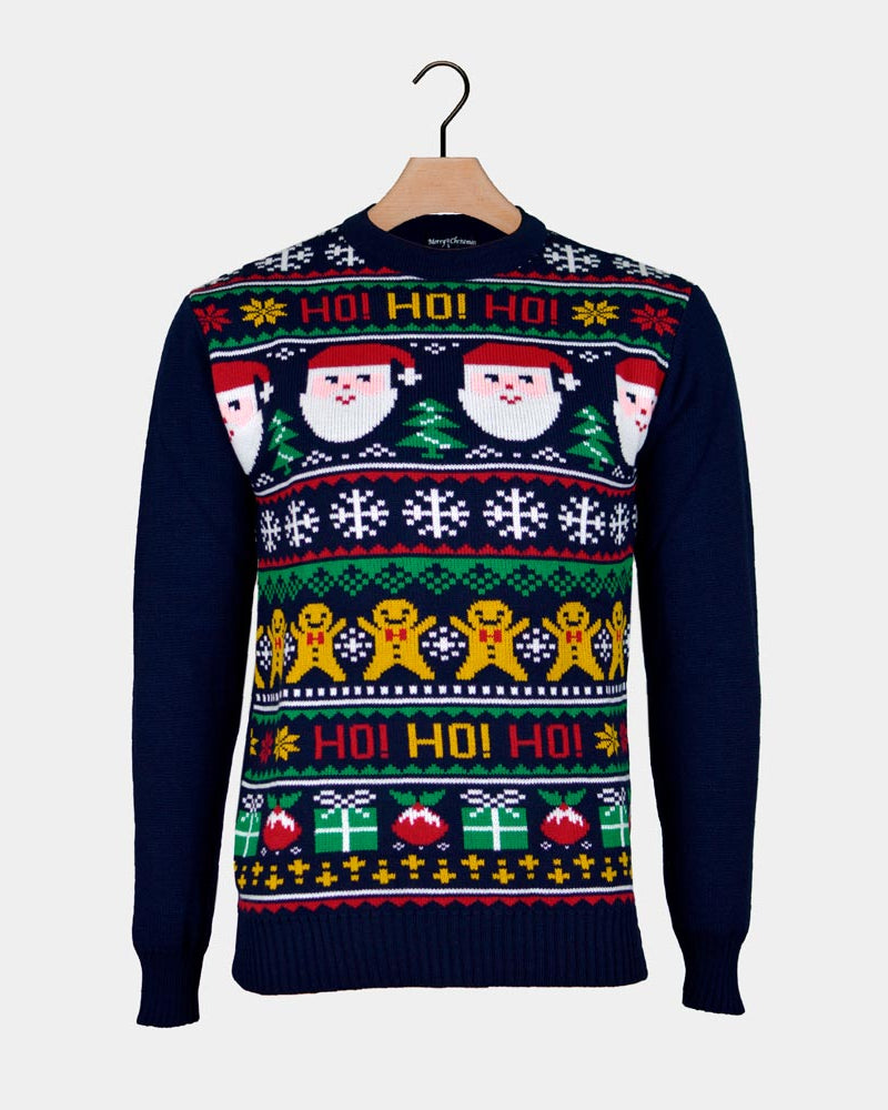 Couples Santa Ho Ho Ho! Ugly Christmas Sweater
