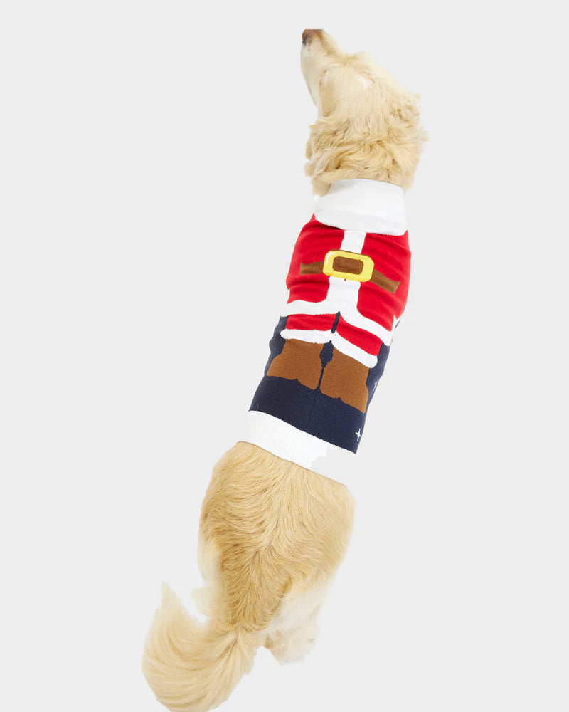Santa Suit Dog Ugly Christmas Sweater
