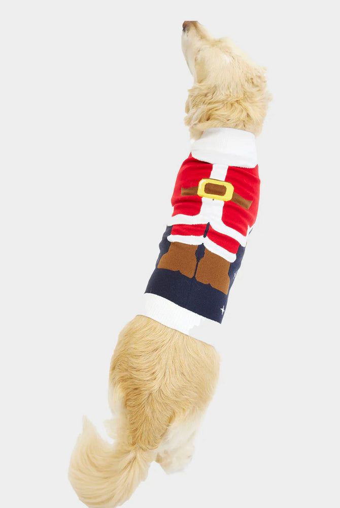 Santa Suit Dog Ugly Christmas Sweater