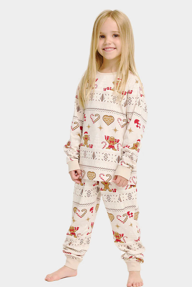 Ugly Beige Christmas Pyjama for Family Gingercookies Children
