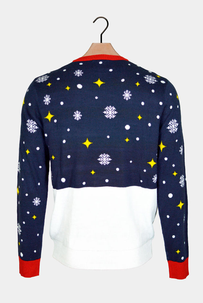 Feliz Navidog Couple's Ugly Christmas Sweater