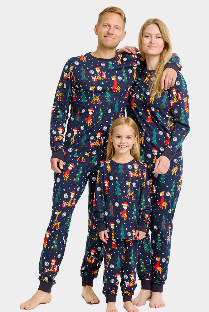 Ugly Christmas Pyjama for Family Giraffes