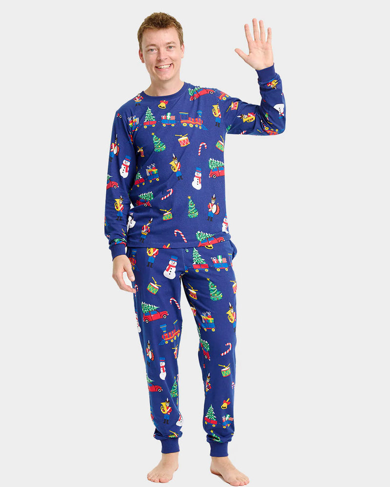 Ugly Christmas Pyjama for Men with Christmas Toys