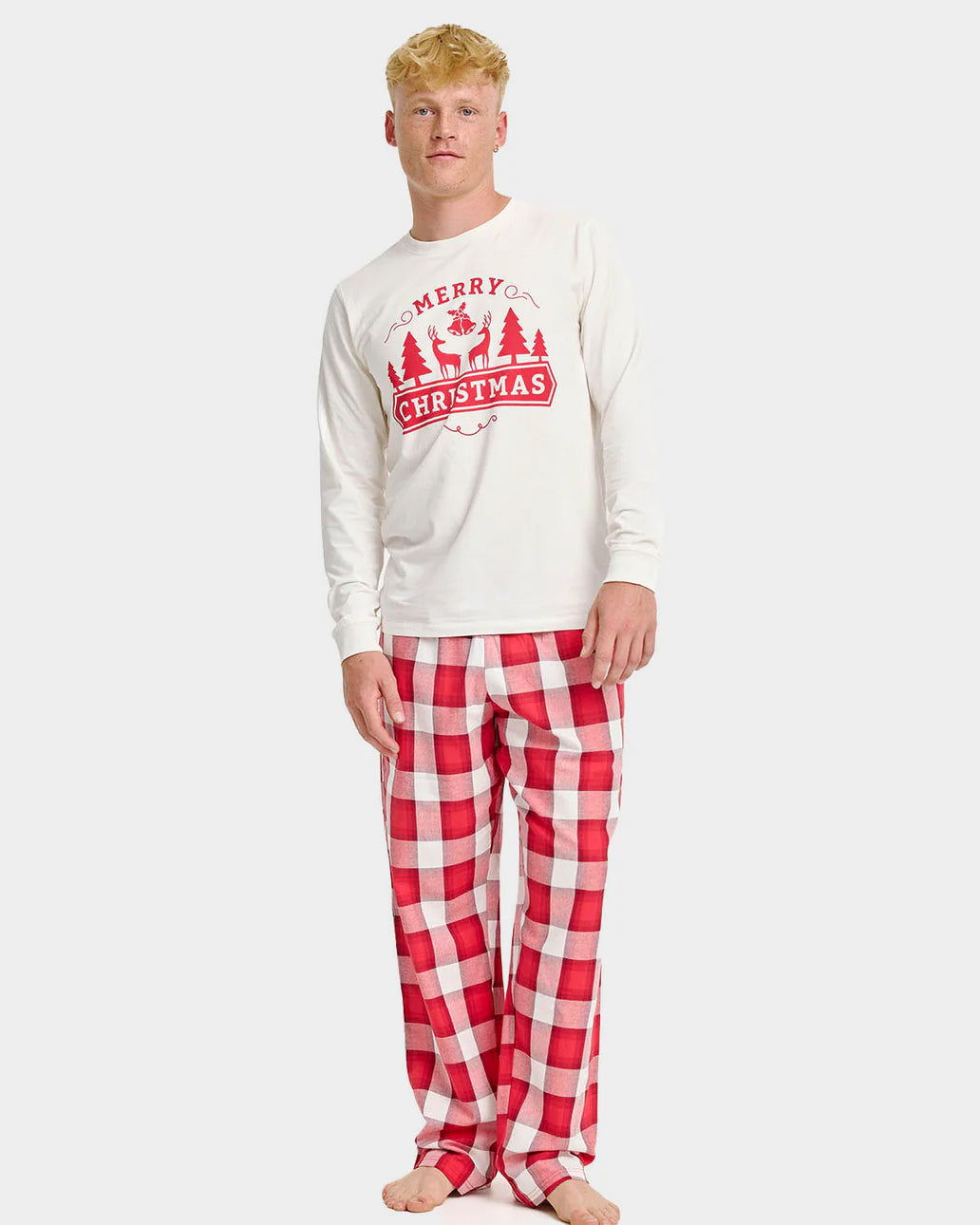 Ugly Christmas Pyjama for  Men Merry Christmas