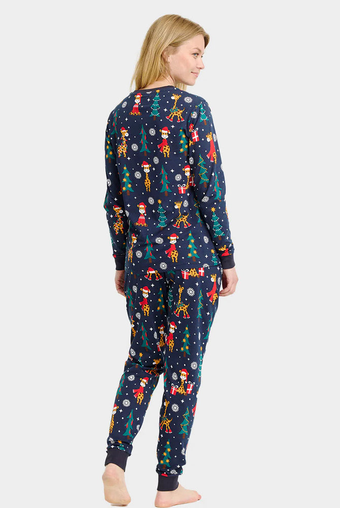 Giraffes Ugly Christmas Pyjama for Family