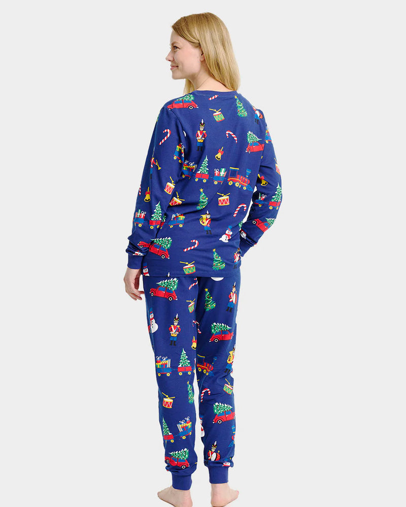 Ugly Christmas Pyjama for Women and Men with Christmas Toys
