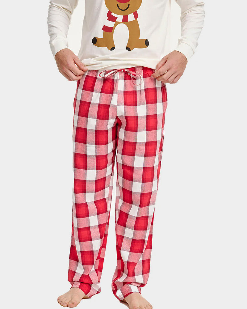 Ugly Christmas Pyjama for Women and Men Cute Reindeer
