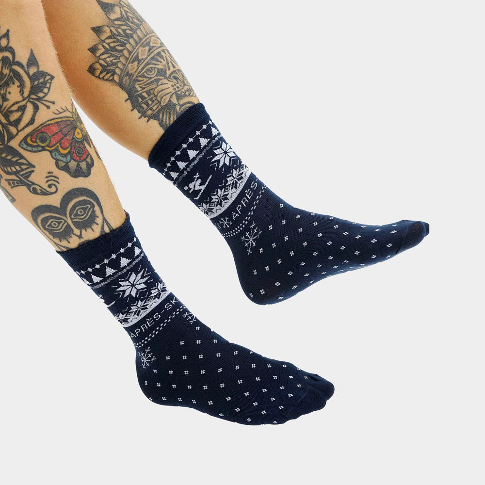 Unisex Ugly Christmas Socks 'Après Ski'