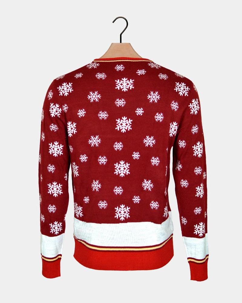 Sequins Couple's Ugly Christmas Sweater Jingle Ladies