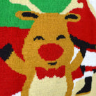Red Ugly Christmas Sweater Santa Reindeer Greeting