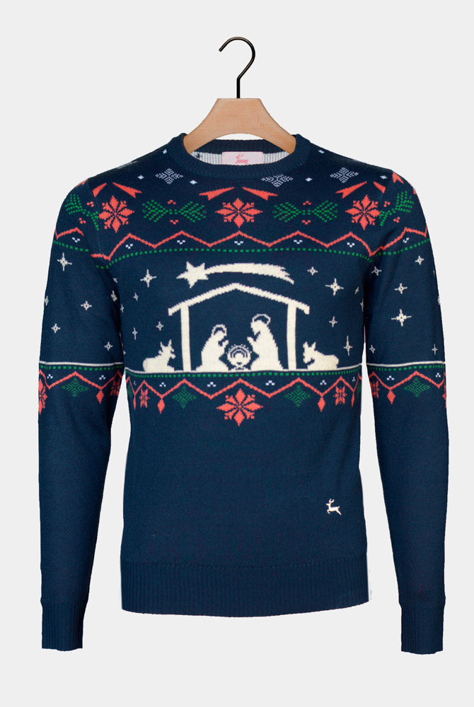 Womens Nativity Ugly Christmas Sweater