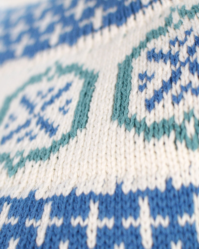 Womens Organic Cotton Sweater Glacier