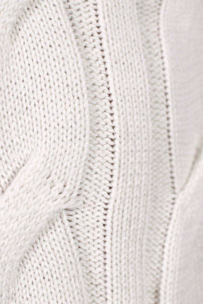 Womens Organic Cotton Sweater Snowfall
