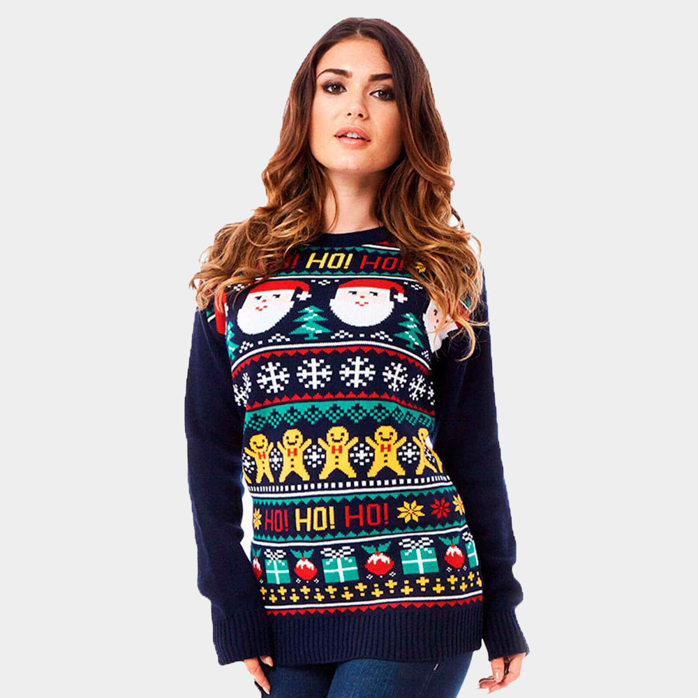 Santa Ho Ho Ho! Women's Ugly Christmas Sweater