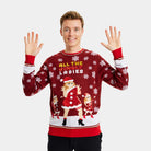 Womens Ugly Christmas Sweater Jingle Ladies Mens Sequins