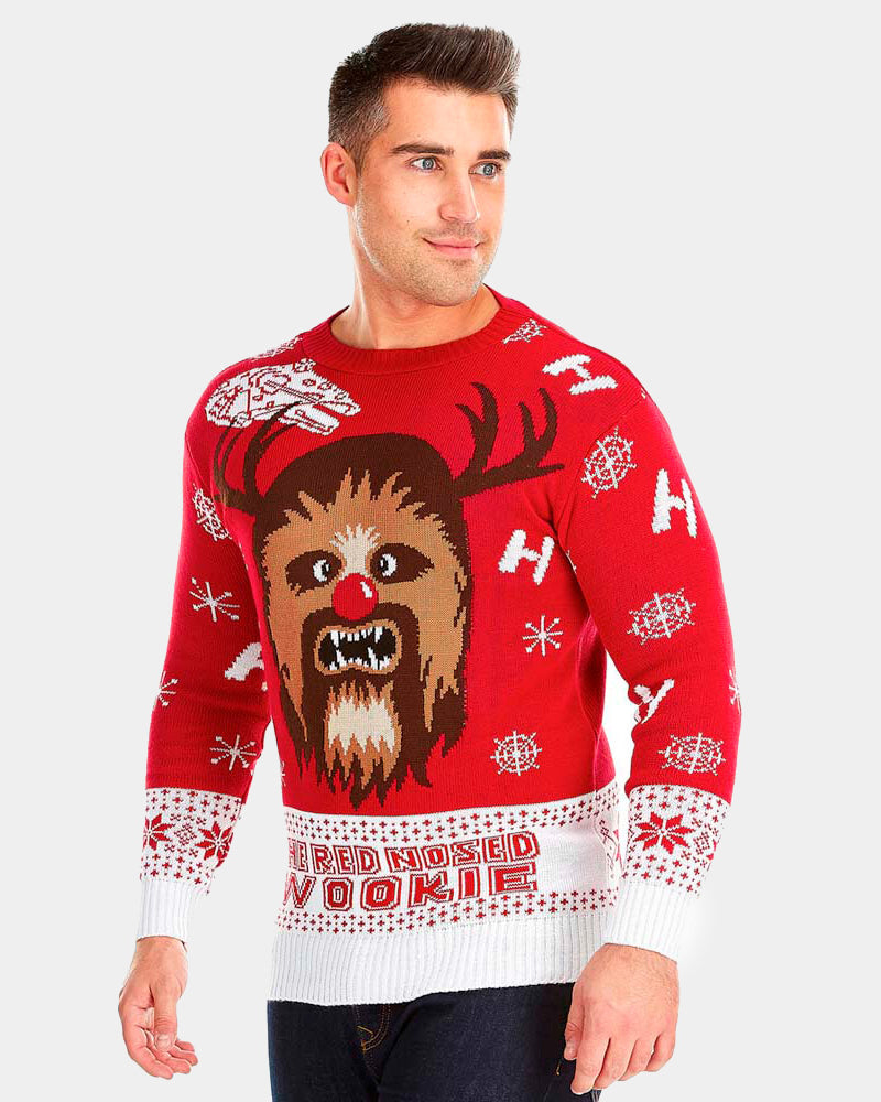 Wookiee Men's Ugly Christmas Sweater