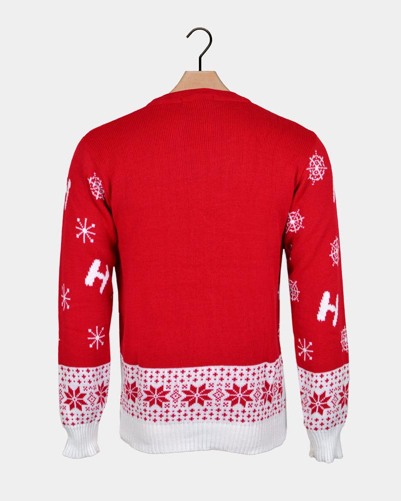 Wookiee Women's Ugly Christmas Sweater Back