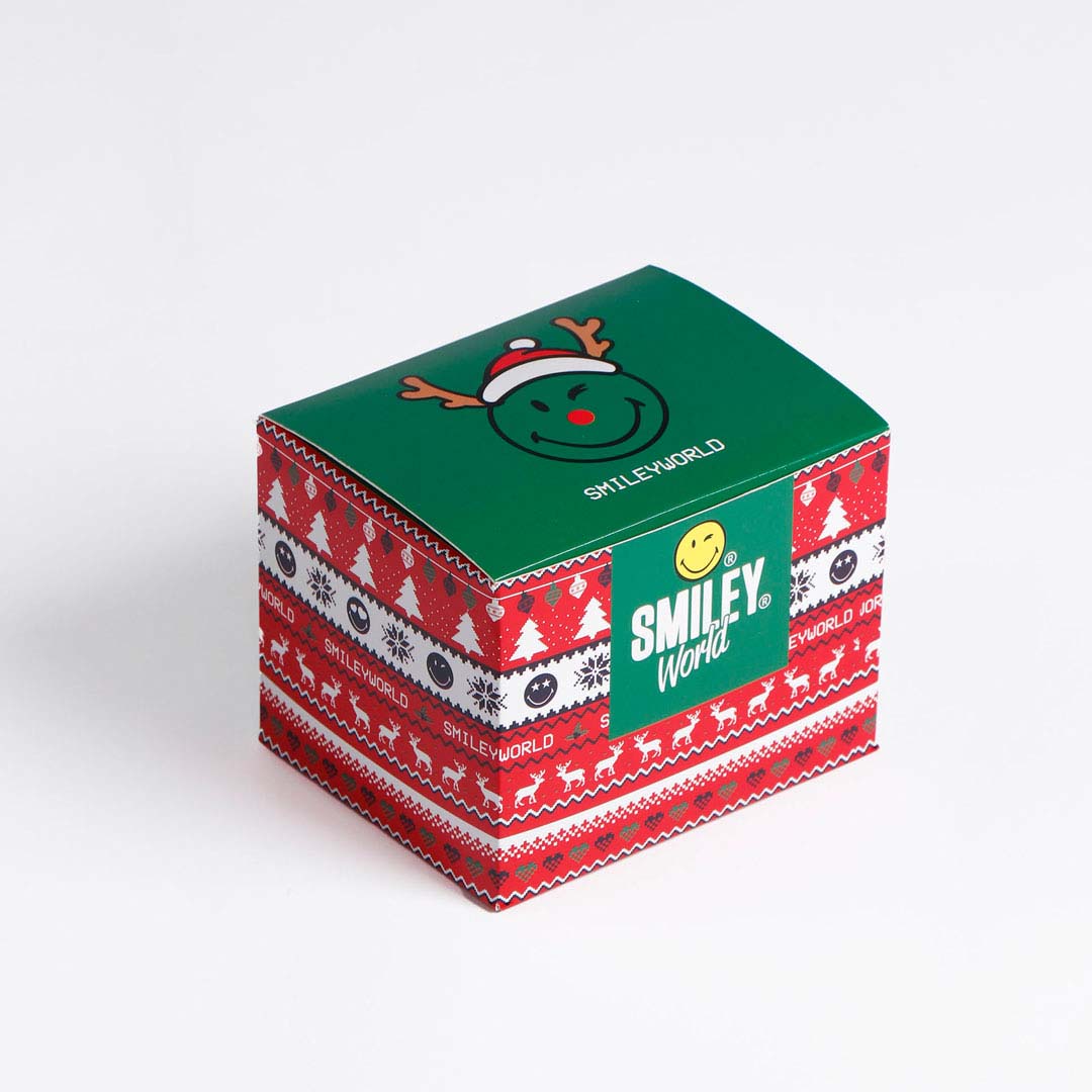 Mens Ugly Christmas Boxer Smile with Christmas Mug Gift Box