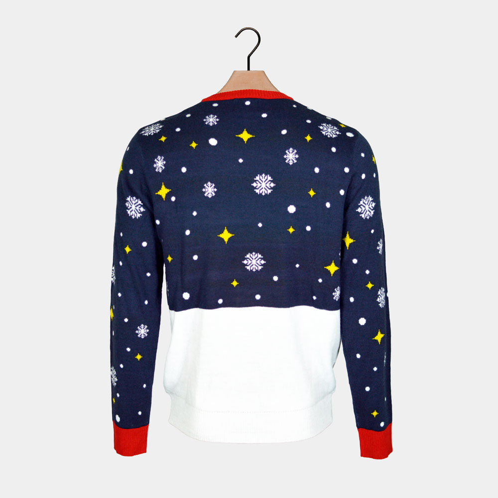 Boys and Girls Ugly Christmas Sweater Feliz Navidog back