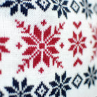 Boys and Girls Ugly Christmas Sweater with Santa and Rudolph Smiling detail 1