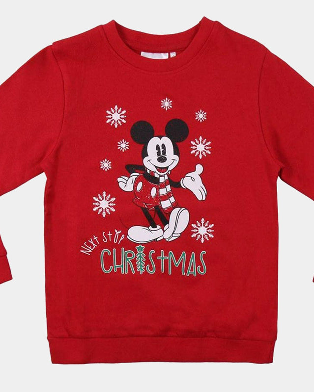Girls and Boys Ugly Christmas Sweatshirt Mickey