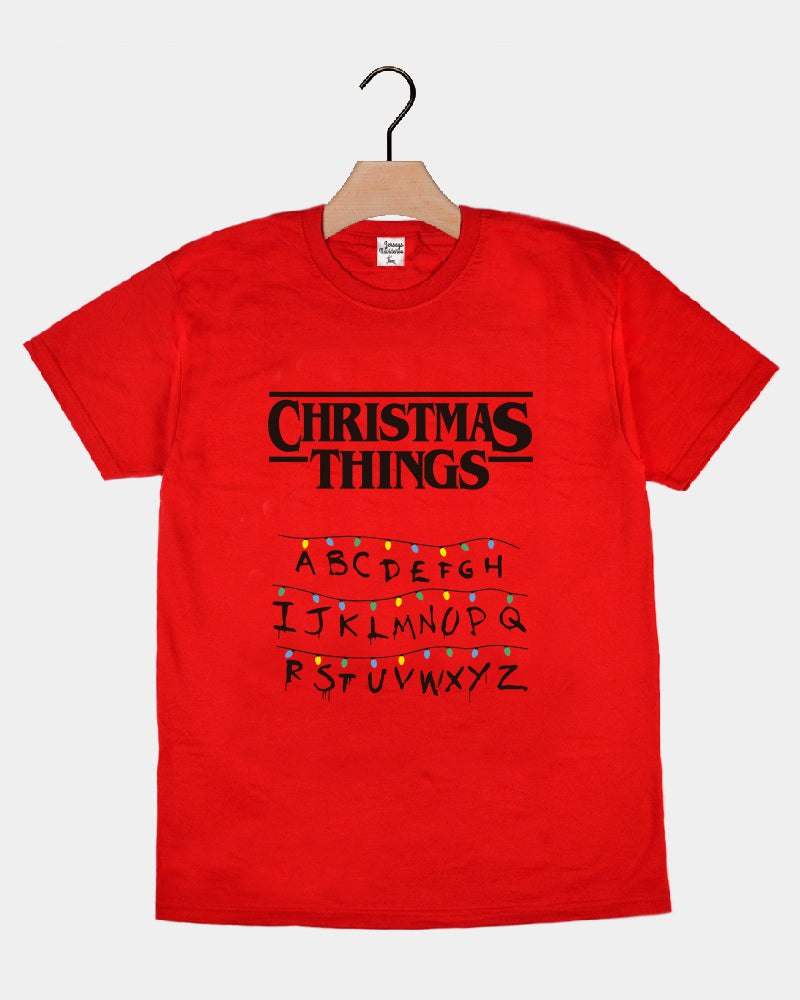 Red Mens and Womens Ugly Christmas Things T-Shirt