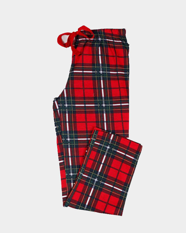 Bottoms Red Womens Ugly Christmas Pyjama Smile