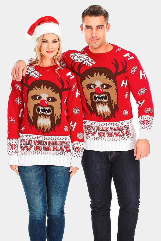 Couple Star Wars Chewbacca Ugly Christmas Sweater