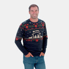Mens Ugly Christmas Sweater Nativity
