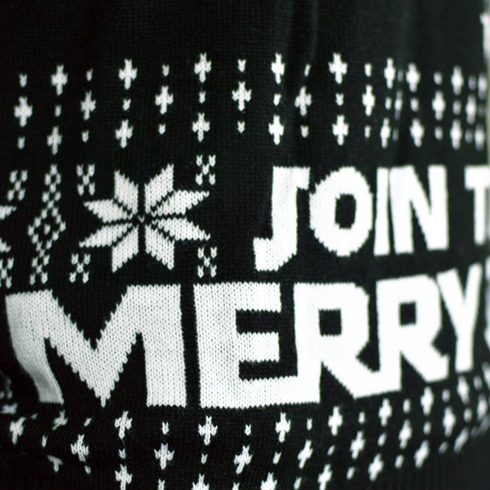 Detail Join The Merry Side Family Ugly Christmas Sweater 