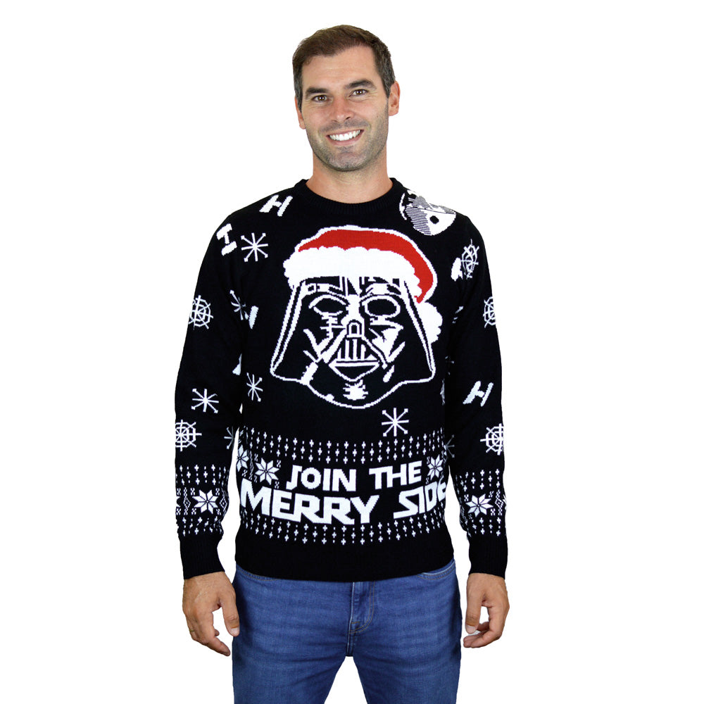 Mens Join The Merry Side Ugly Christmas Sweater