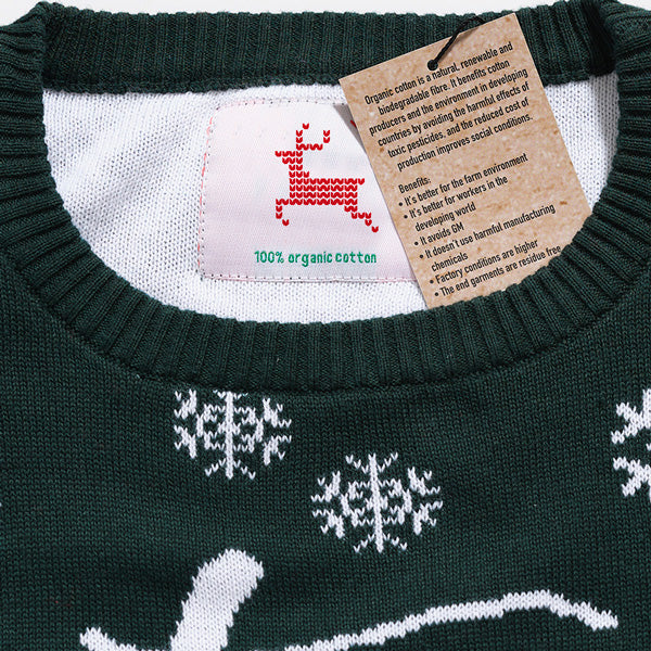 Ugly Christmas Sweater label GOTS