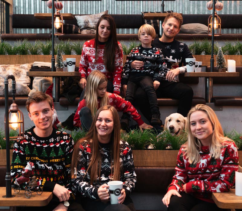 Ugly Christmas Sweaters Design Family