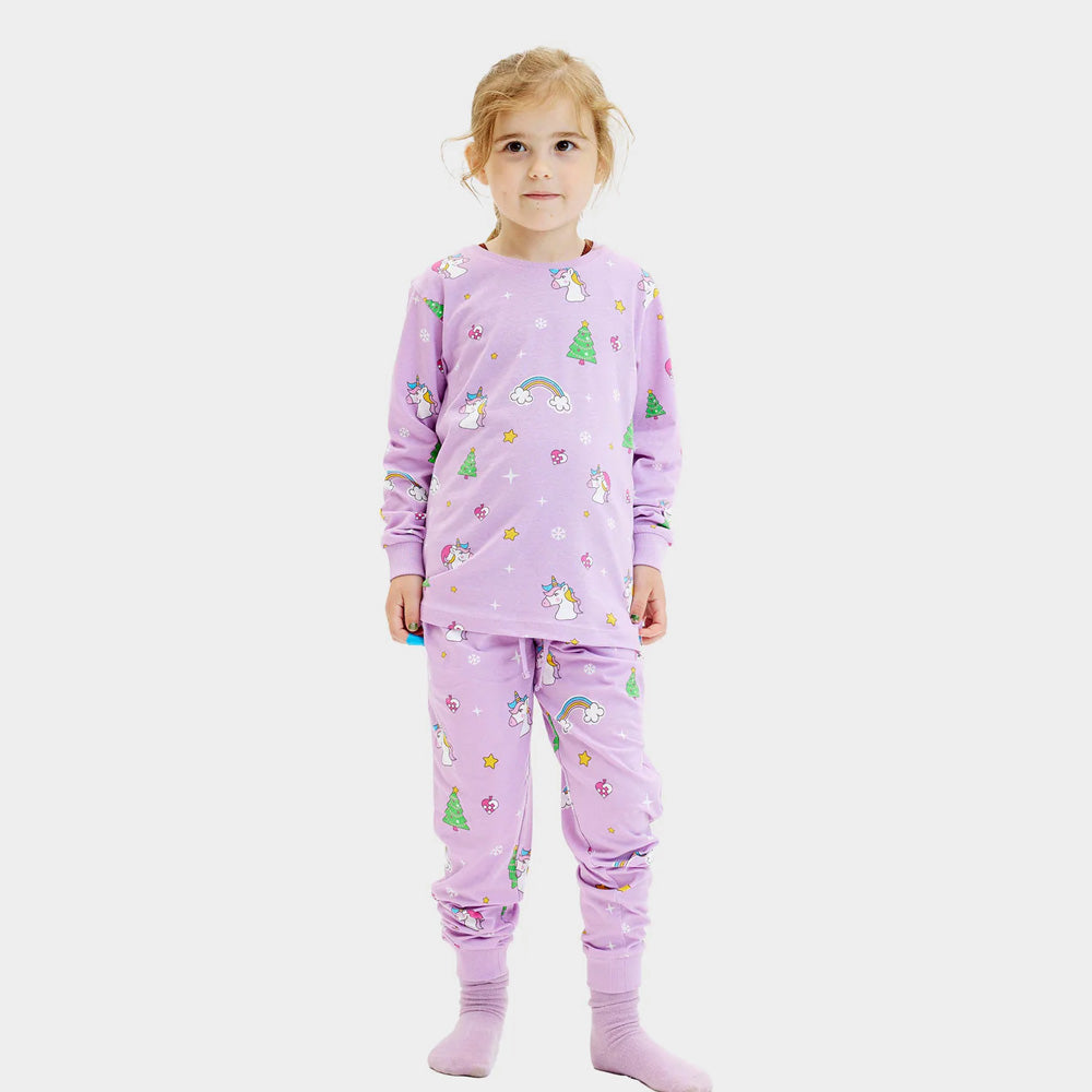 Christmas Pyjama for Children with Unicorns
