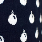 Blue Family Ugly Christmas Sweater with Reindeers and Snow Detail