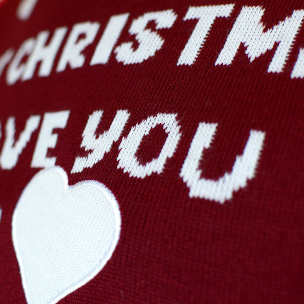 Last Xmas I gave you my Heart Couples Ugly Detail Christmas Sweater