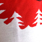 Red Men's Ugly Christmas Sweater Reindeer with a Beer detail