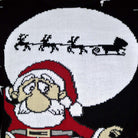 Women's Ugly Christmas Sweater Detail Santa Downloading