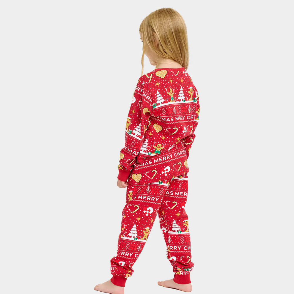 Gingercookies Red Ugly Christmas Pyjama for Children 
