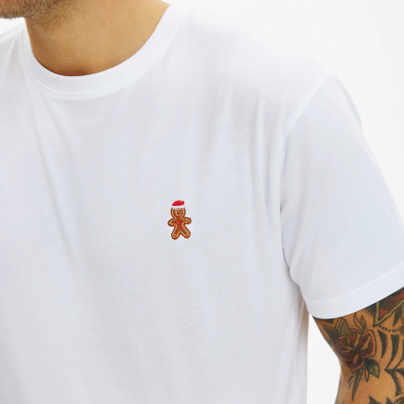 Gingercookie White Mens and Womens Ugly Christmas T-Shirt 
