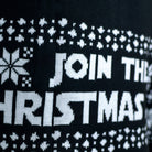 Join the Christmas Side LED light-up Couple's Ugly Christmas Sweater detail